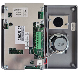 Цифров Входен панел Laskomex CP-2503R прахово боядисан входен панел с оптична клавиатура и Вграден четец за RFID безконтактни чипове. 3500